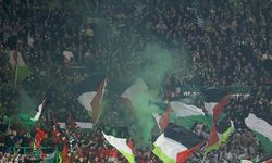 Celtic taraftarları, UEFA Şampiyonlar Ligi maçında Filistin'e destek verdi