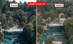 Üsküdar Vaniköy'de kaçak villa yıkımı tamamlandı