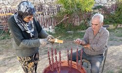 Tunceli’de köylüler yörenin geleneksel lezzeti "orcik"in yapımına başladı