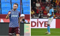 Trabzonspor'un hücumdaki en etkili oyuncuları Banza ve Visca