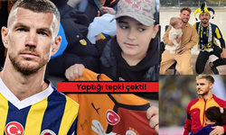 Edin Dzeko çocuk kadar olgun olamadı: Galatasaraylı minik taraftarı üzdü!