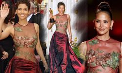 58 yaşındaki Halle Berry 36 yaşında giydiği elbiseyle: 22 yıl sonra yine göz kamaştırdı!