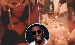 Diddy yatak odalarını perişan etti: Çıplak kadından yemek!