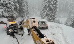 Karadeniz'de üç ilde kar nedeniyle mahsur kalan 12 kişi kurtarıldı