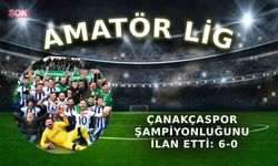 Çanakçaspor şampiyonluğunu ilan etti: 6-0