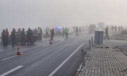 13 araçlık zincirleme kaza: Pek çok sayıda yaralı var!