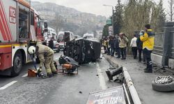 Araç içerisinde fenalaştı, kontrolünü kaybederek kaza yaptı