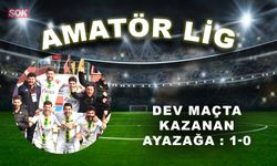 Dev maçta kazanan Ayazağa: 1-0