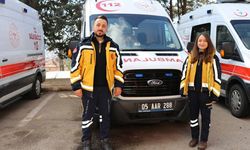 Acil tıp teknisyeni abla kardeş aynı ambulansta görev yapıyor