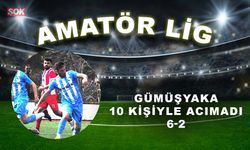 Gümüşyaka 10 kişiyle acımadı: 6-2