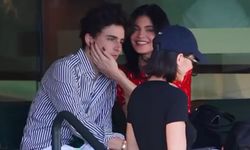 Kylie Jenner, Timothee Chalamet'e odaklanmaktan tenis maçına bakamadı!