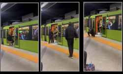 Metroda gergin anlar: Yaşlı adamı aşağıladı, dayak yiyerek araçtan atıldı!