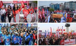 Türkiye'de il il 1 Mayıs coşkusu: Emekçiler alanlarda