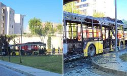 İETT otobüsü alev alev yandı
