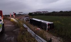 Manisa’da otobüs kazası: Çok sayıda yaralı var