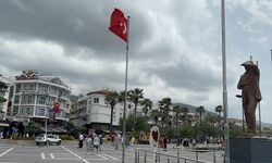 Marmaris’te kuvvetli rüzgar etkili oluyor