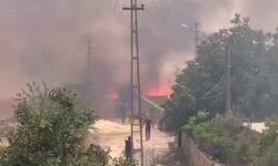 Adıyaman'da korkutan yangın
