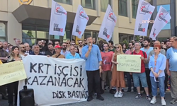 KRT çalışanları direnişin 5. gününde