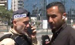 TRT Haber ekibine İsrail polisinden canlı yayında engel