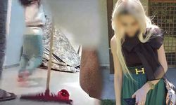 4 yaşındaki kızına şiddet uygulayan 'anne' kameraya yakalandı!