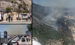 Bodrum’daki yangında alışveriş merkezi tahliye edildi