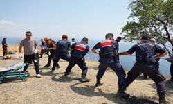 Uçurumdan düşen genç için seferber oldular