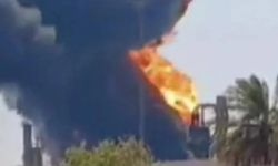 İran'da korkutan yangın! Petrol rafinerisi alev aldı