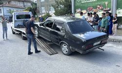 Polisin "dur"ihtarına uymadı, yakalandı
