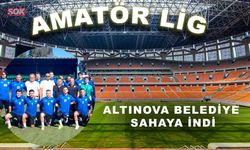 Altınova Belediye sahaya indi