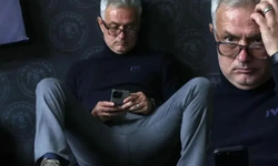 Jose Mourinho'nun eli bir türlü telefona gitmiyordu çünkü...