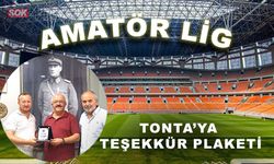 Tonta’ya teşekkür plaketi