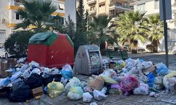 İzmir Karşıyaka'da toplanmayan çöpler tepkiye neden oluyor