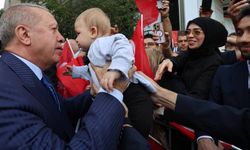 Cumhurbaşkanı Erdoğan'ın kalbini çalan bebek!