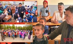 Muammer Görmüş ve Taner Altun köy çocuklarıyla buluştu: İyilik paylaştıkça çoğaldı