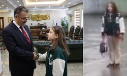Yağmur altında İstiklal Marşı'nı okuyan ilkokul öğrencisine Iğdır Valisi Turan'dan ödül