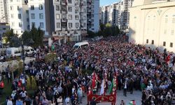 Gaziantep’te binlerce kişi Filistin’e destek yürüyüşüne katıldı