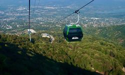 Kartepe Teleferiği, sonbahar renklerini 360 derecelik açıyla sunuyor