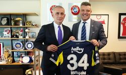 Fenerbahçe Kulübü Başkanı Sadettin Saran, TFF Başkanı Hacıosmanoğlu'nu ziyaret etti