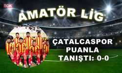 Çatalcaspor puanla tanıştı: 0-0