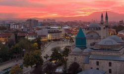 Konya’da kartpostallık gün batımı manzaraları