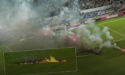 Takımları küme düşen Norrköping taraftarları stadı ateşe verdi