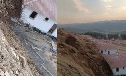 Kahramanmaraş'ta toprak kayması: 6 ev zarar gördü