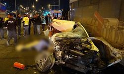 Otomobil, TIR ve otobüs arasında kaldı