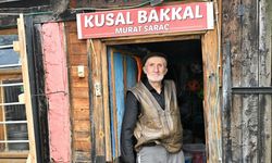 Trabzon'un 2 bin rakımlı yaylasında yarım asırdır bakkal kültürünü sürdürüyor