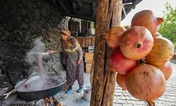 Diyarbakırlı kadınların geleneksel nar ekşisi mesaisi başladı