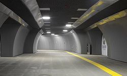 Metro tünellerine olağanüstü durumlarda yaklaşık 1,4 milyon kişi sığınabilecek