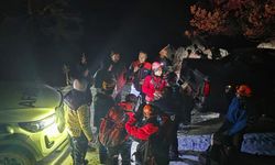 Adana’da dağcıların imdadına AFAD yetişti