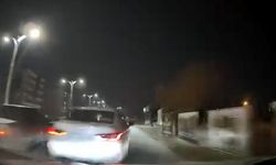 Makas atan sürücü dehşet saçtı: Çarpıp kaçtı!