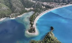 Fethiye'de Ölüdeniz'in rengi turkuaza döndü