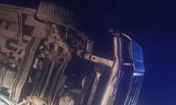 Ankara'da işçi servisi devrildi